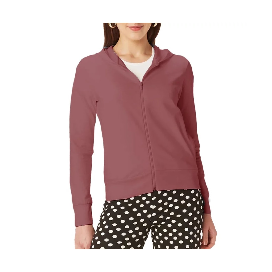 Blusa Malwee Moletom Aberta Feminina 54826 Goiaba Blusa Malwee Moletom Aberta Feminina 54826 Goiaba