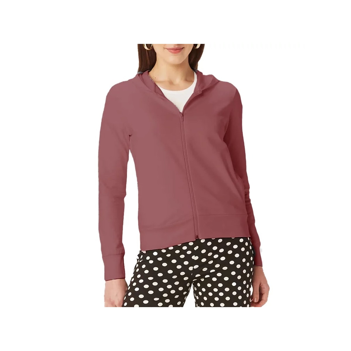 Blusa Malwee Moletom Aberta Feminina 54826 Goiaba Blusa Malwee Moletom Aberta Feminina 54826 Goiaba