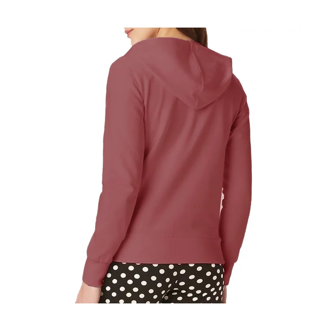 Blusa Malwee Moletom Aberta Feminina 54826 Goiaba Blusa Malwee Moletom Aberta Feminina 54826 Goiaba