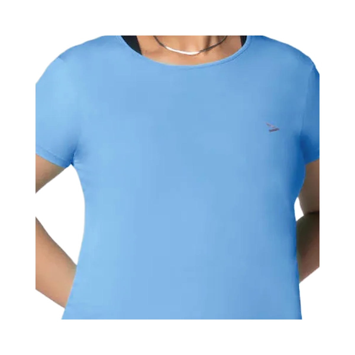 Blusa Mov Formitz Meia Manga Fitness V0009 Azul Sky