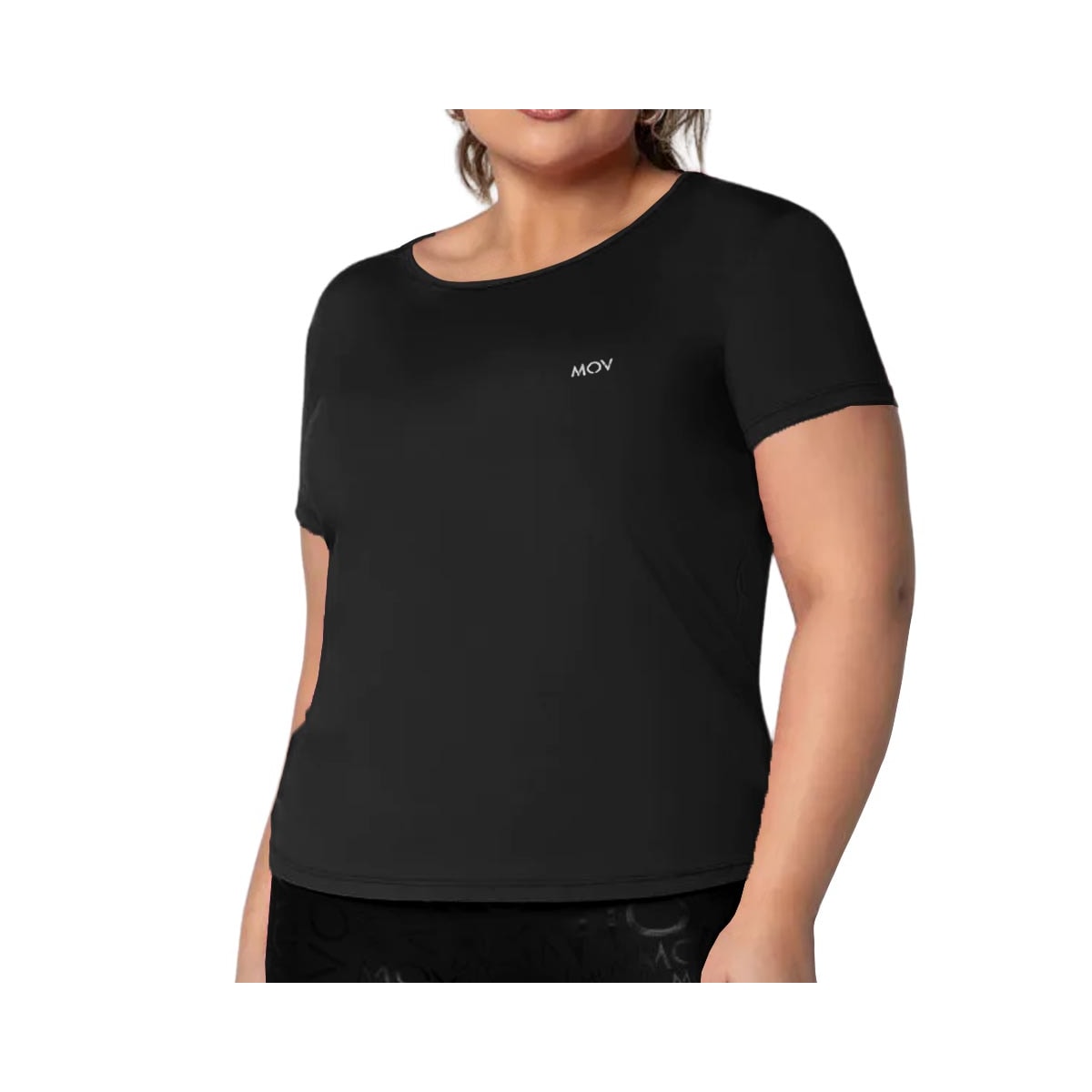 Blusa Mov Formitz Meia Manga Fitness V0009 Preto Blusa Mov Formitz Meia Manga Fitness V0009 Preto