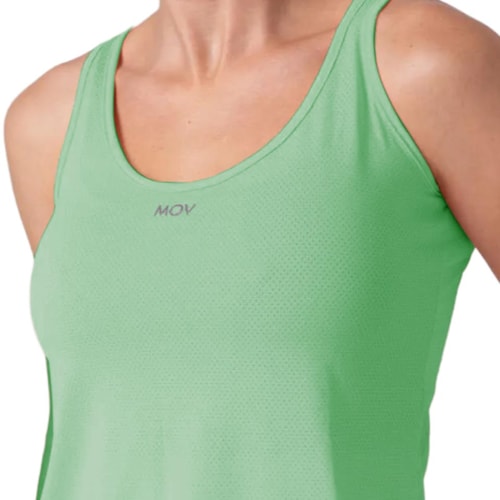Detalhe - Blusa Mov Formitz Sem Manga Fitness 00430 Menta