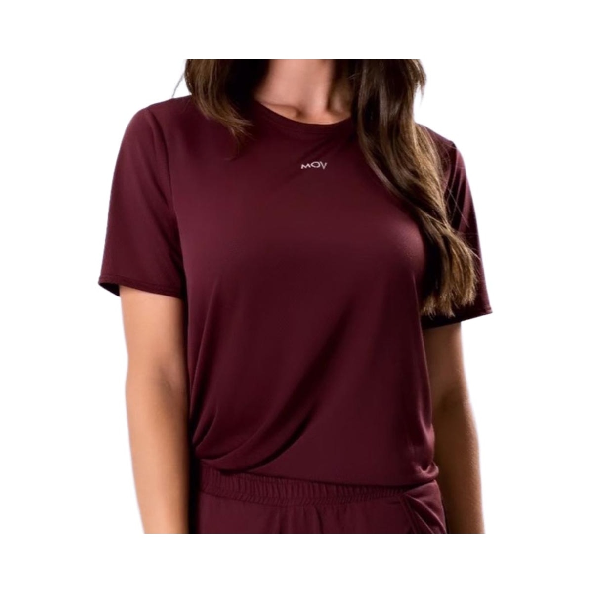 Blusa Mov Hole Fitness M0424 Burgundy