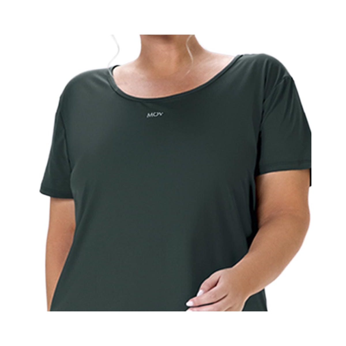 Blusa Mov Mc Fluity Fitness V0066 Floresta Blusa Mov Mc Fluity Fitness V0066 Floresta