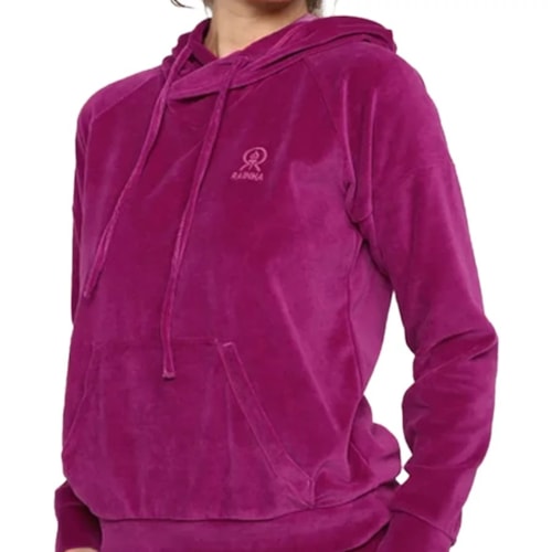 Detalhe - Blusa Rainha Plush Classic 4420054 Fuchsia
