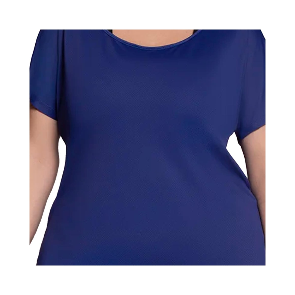 Blusa Selene Fitness Meia Manga 24965 Azul Blusa Selene Fitness Meia Manga 24965 Azul