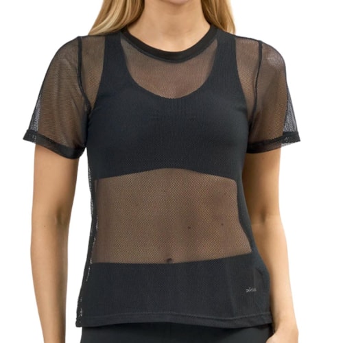 Blusa Selene Tela Fitness 24834 Preto