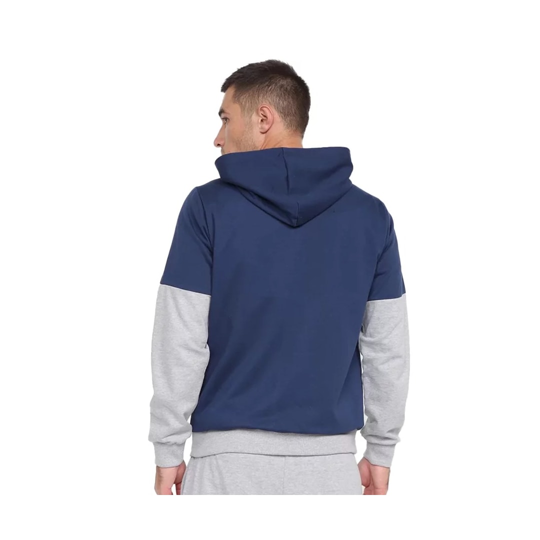 Blusa Topper Masculina Moletom Block 4321060 Marinho/Bordo/Mescla