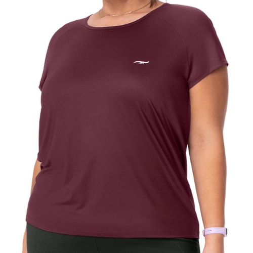 Blusa Zee Rucci Fitness Meia Manga Zr0501-026 Marsala