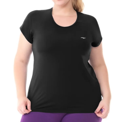 Blusa Zee Rucci Fitness Meia Manga Zr0501-026 Preta