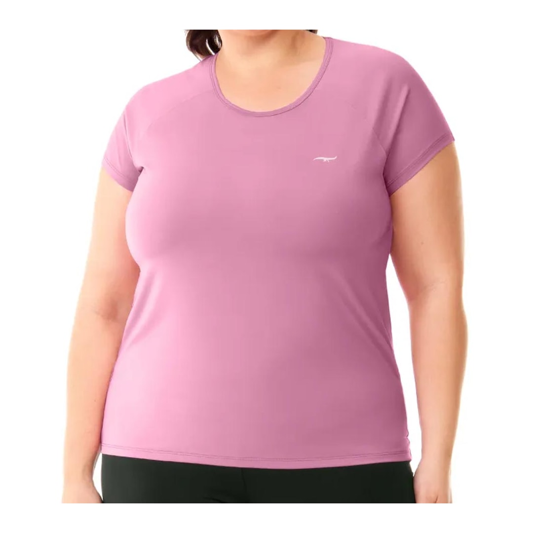Blusa Zee Rucci Fitness Meia Manga Zr0501-026 Rosa