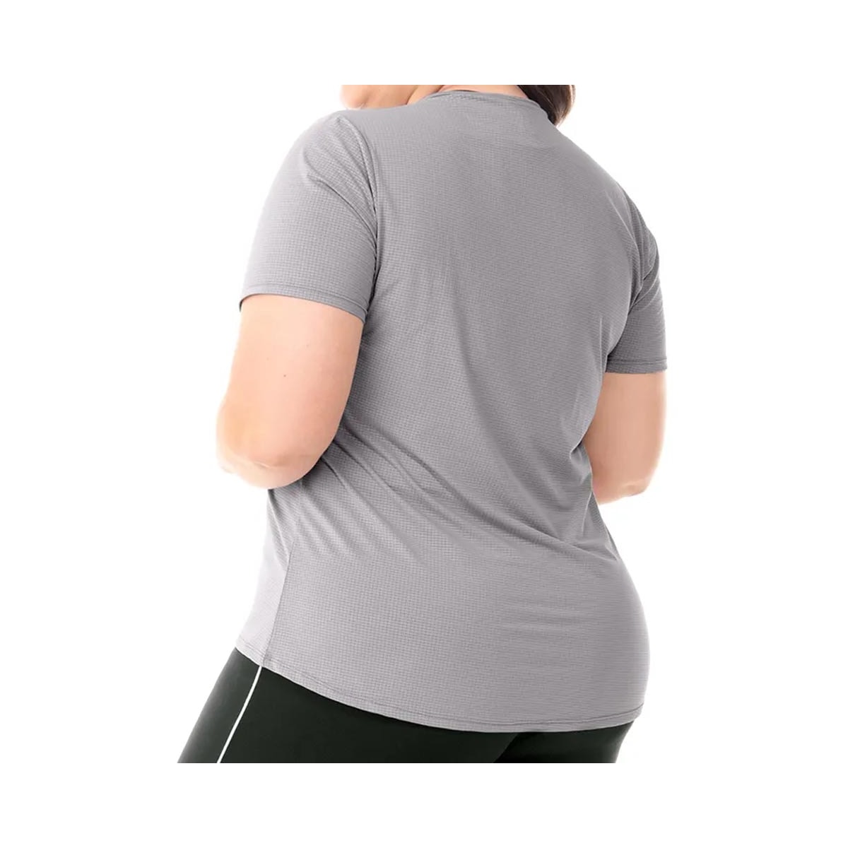 Blusa Zee Rucci Meia Manga Fitness Zr0501-011 Cinza Blusa Zee Rucci Meia Manga Fitness Zr0501-011 Cinza