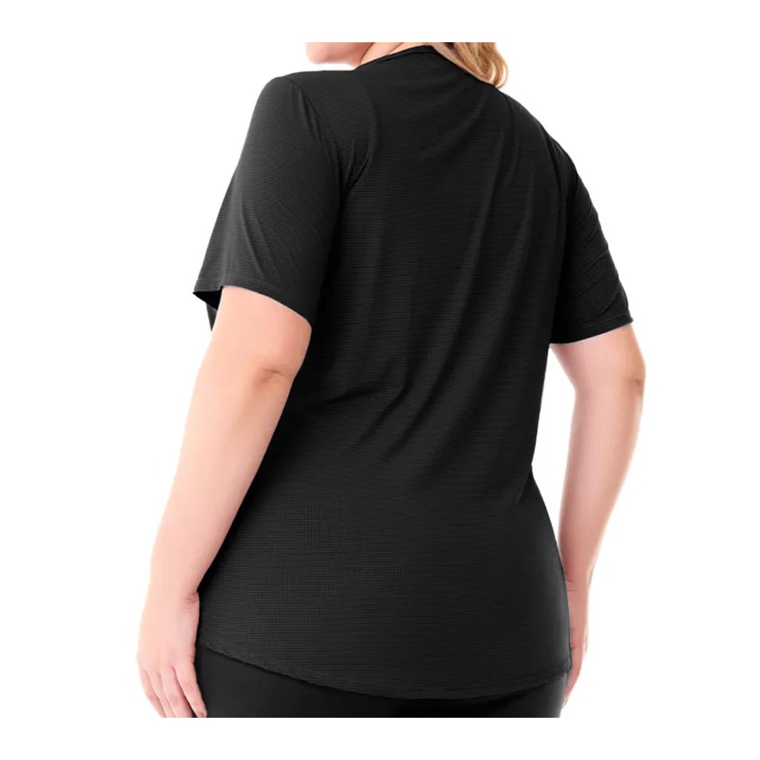 Blusa Zee Rucci Meia Manga Fitness Zr0501-011 Preta Blusa Zee Rucci Meia Manga Fitness Zr0501-011 Preta