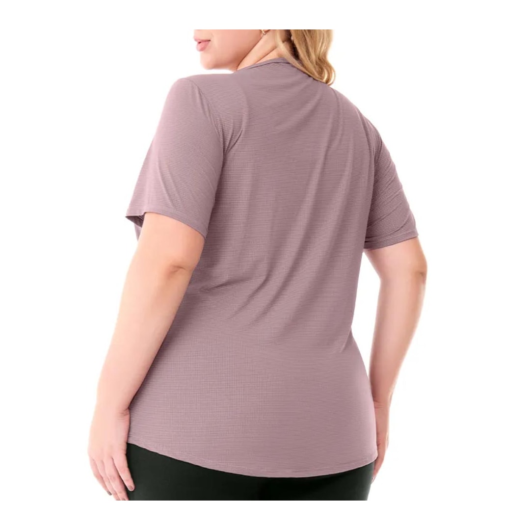 Blusa Zee Rucci Meia Manga Fitness Zr0501-011 Rose Escuro Blusa Zee Rucci Meia Manga Fitness Zr0501-011 Rose Escuro