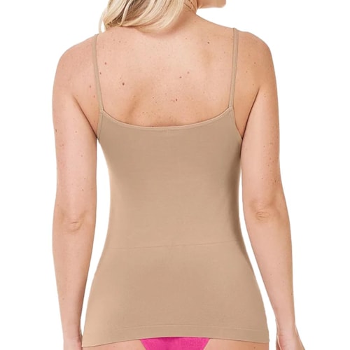 Detalhe - Blusa Zee Rucci Regata Feminina Zr0900-023 C122 Bege