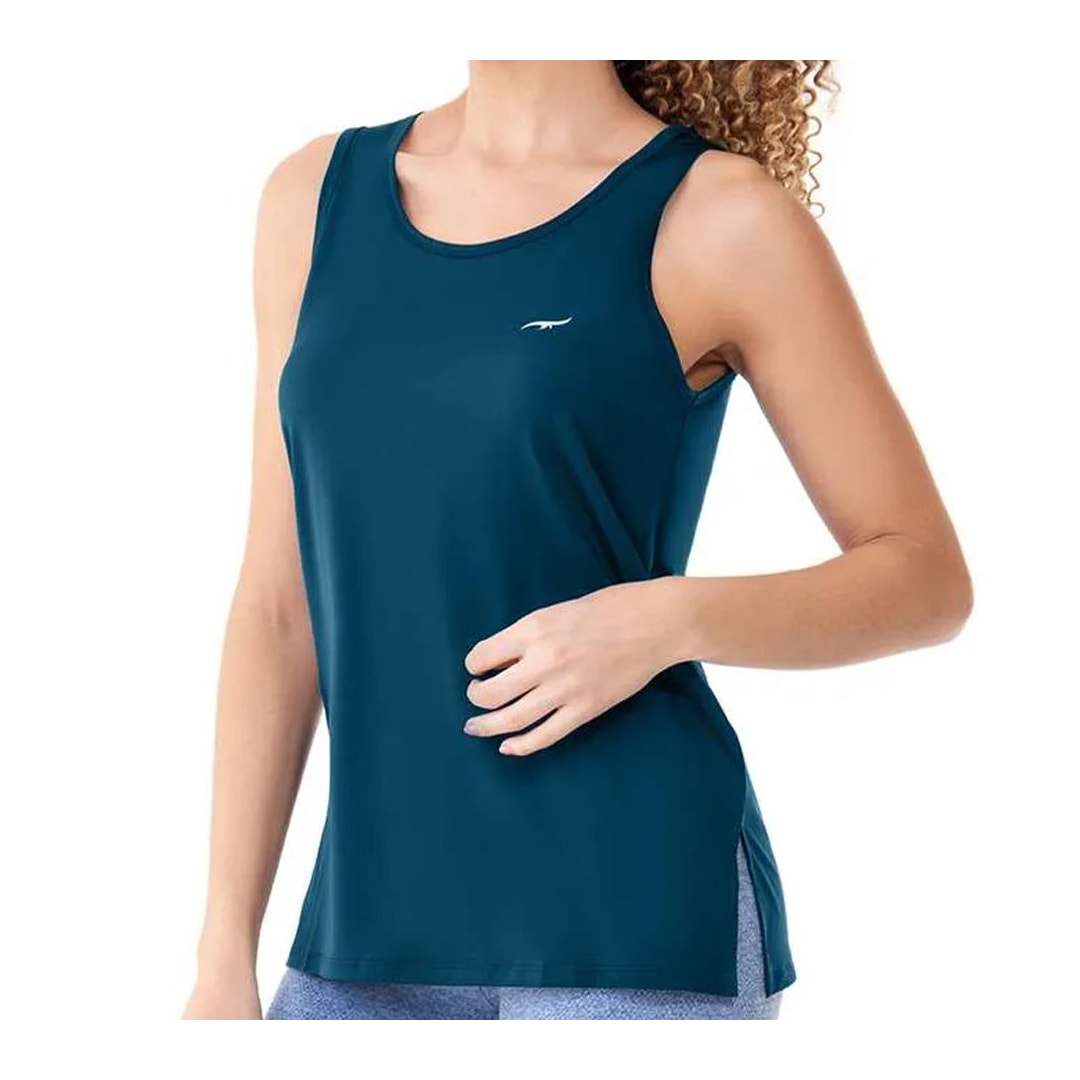 Blusa Zee Rucci Regata Fitness Zr0502-015 Azul Marinho Blusa Zee Rucci Regata Fitness Zr0502-015 Azul Marinho