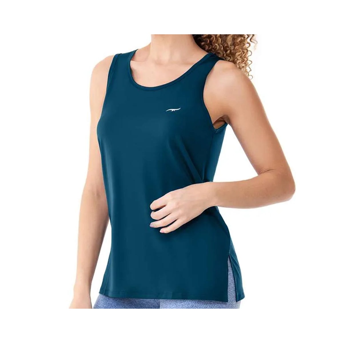 Blusa Zee Rucci Regata Fitness Zr0502-015 Azul Marinho Blusa Zee Rucci Regata Fitness Zr0502-015 Azul Marinho