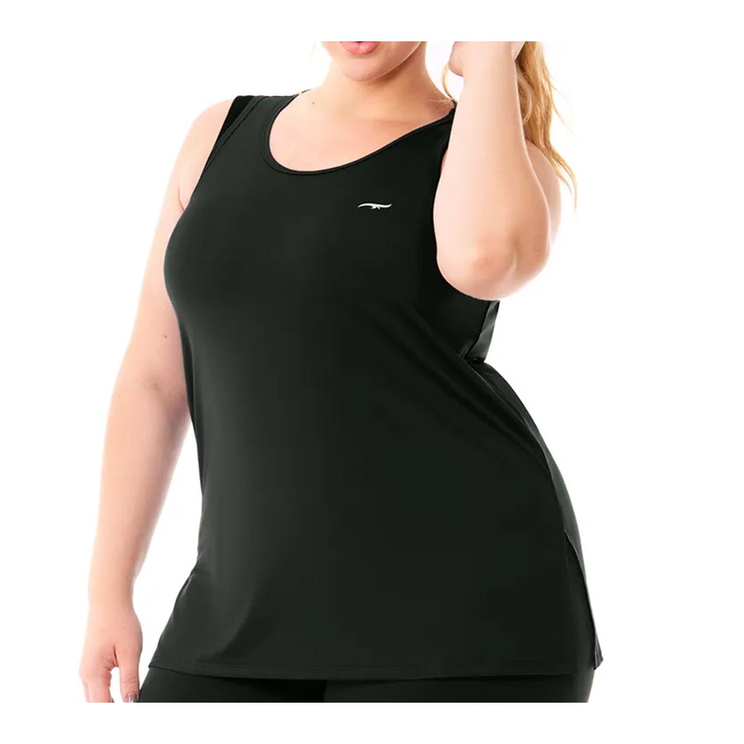 Blusa Zee Rucci Regata Fitness Zr0502-015 Preta Blusa Zee Rucci Regata Fitness Zr0502-015 Preta