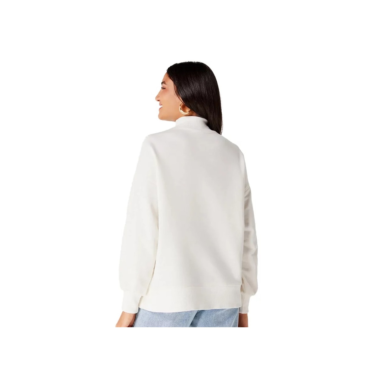 Blusão Hering De Moletom 060D Off White Nmcen