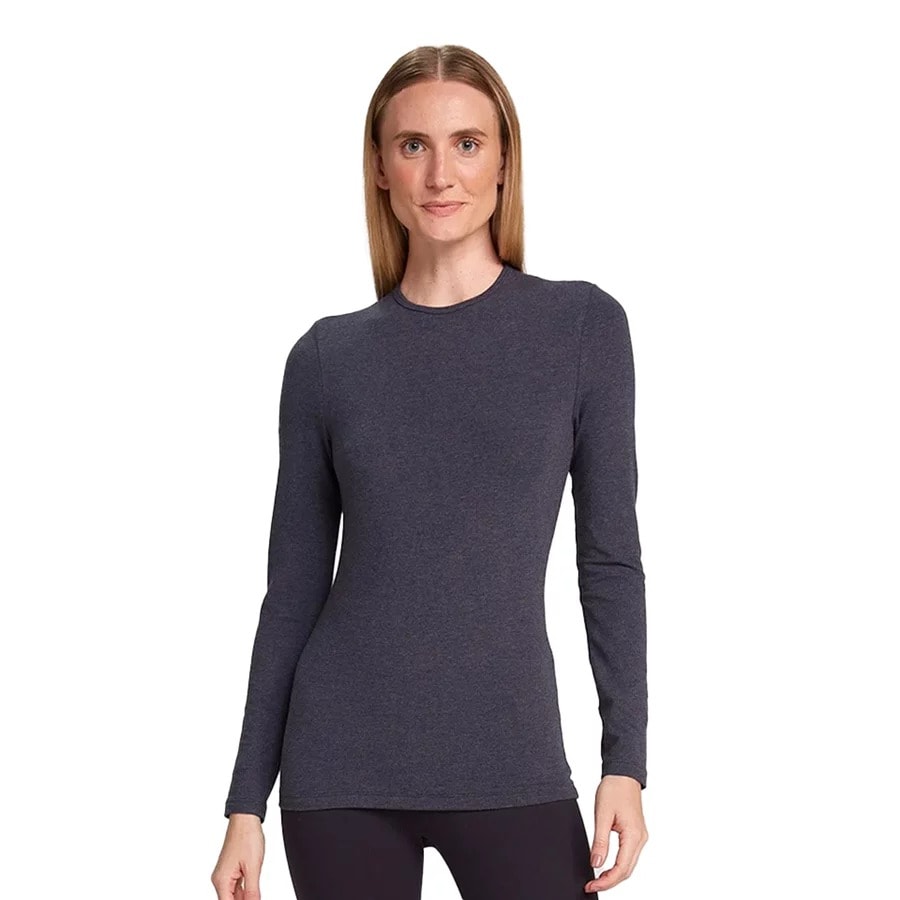 Blusinha Hering Feminina Manga Longa 02Qy Chumbo Blusinha Hering Feminina Manga Longa 02Qy Chumbo