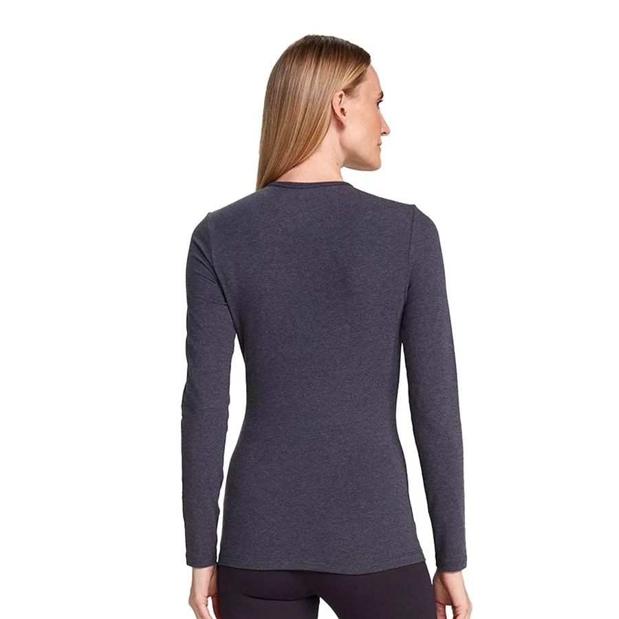 Blusinha Hering Feminina Manga Longa 02Qy Chumbo Blusinha Hering Feminina Manga Longa 02Qy Chumbo