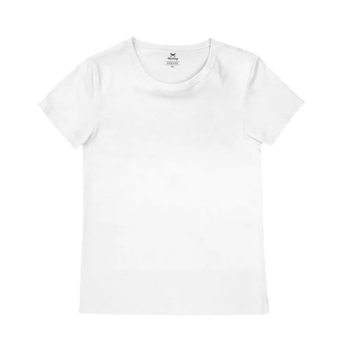 Detalhe - Blusinha Hering Feminina Meia Manga 0241 Branco