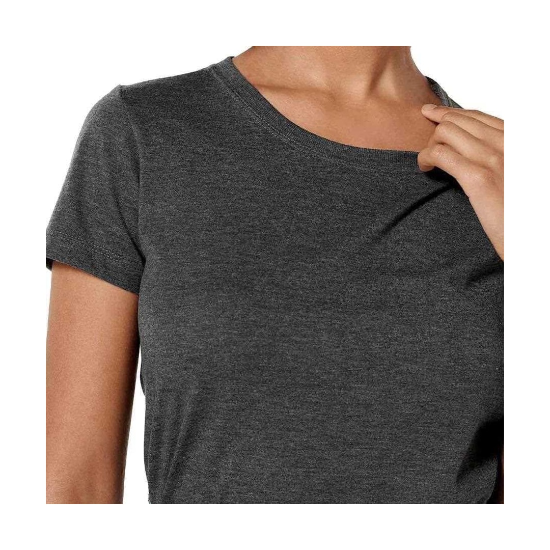 Blusinha Hering Feminina Meia Manga 0241 Mescla Chumbo Blusinha Hering Feminina Meia Manga 0241 Mescla Chumbo