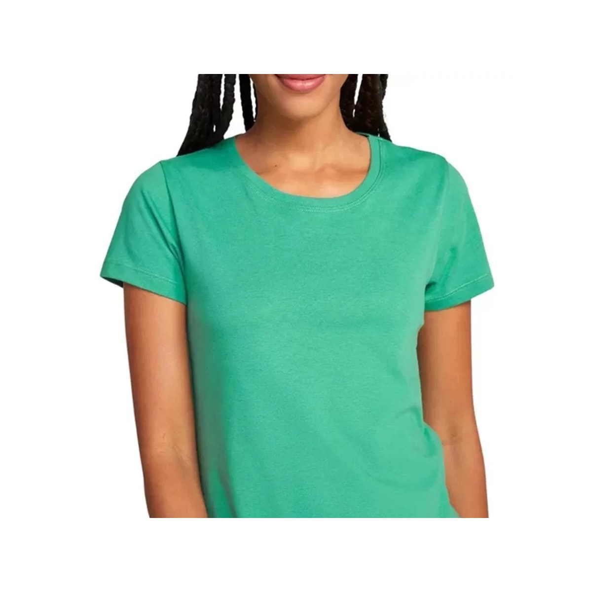 Blusinha Hering Feminina Meia Manga 0241 Verde Folha Blusinha Hering Feminina Meia Manga 0241 Verde Folha