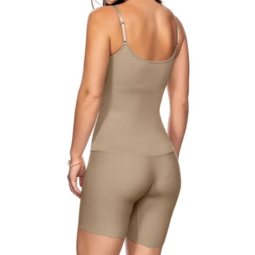 Detalhe - Body Zee Rucci Modelador Com Bojo Zr0804-008 Bege