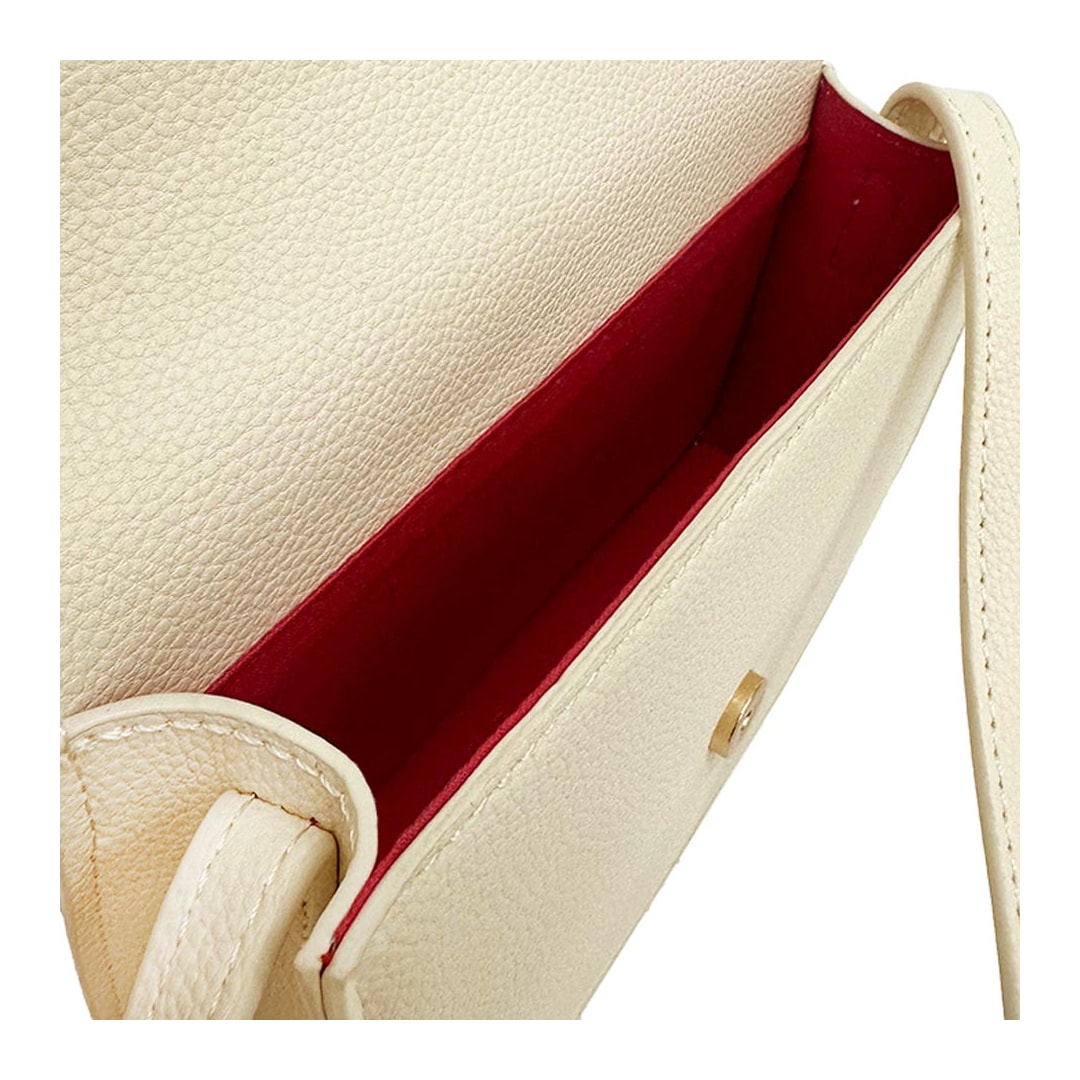 Bolsa Anacapri De Poliuretano Feminina C50036 0028 Creme Bolsa Anacapri De Poliuretano Feminina C50036 0028 Creme