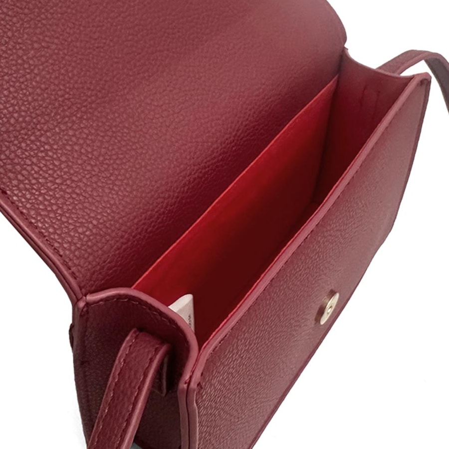 Bolsa Anacapri De Poliuretano Feminina C50036 0028 Marsala