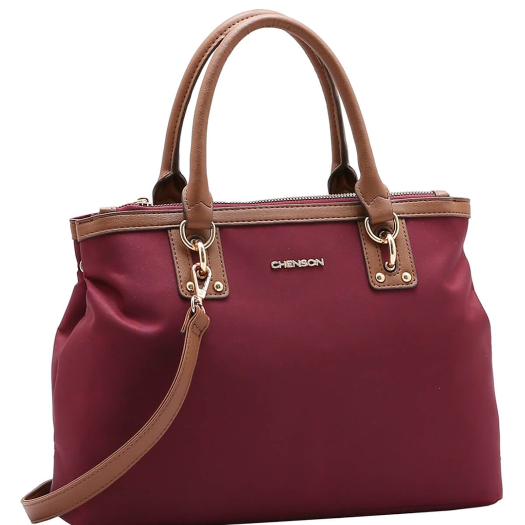 Bolsa Chenson De Poliuretano 3184597 Vinho Bolsa Chenson De Poliuretano 3184597 Vinho