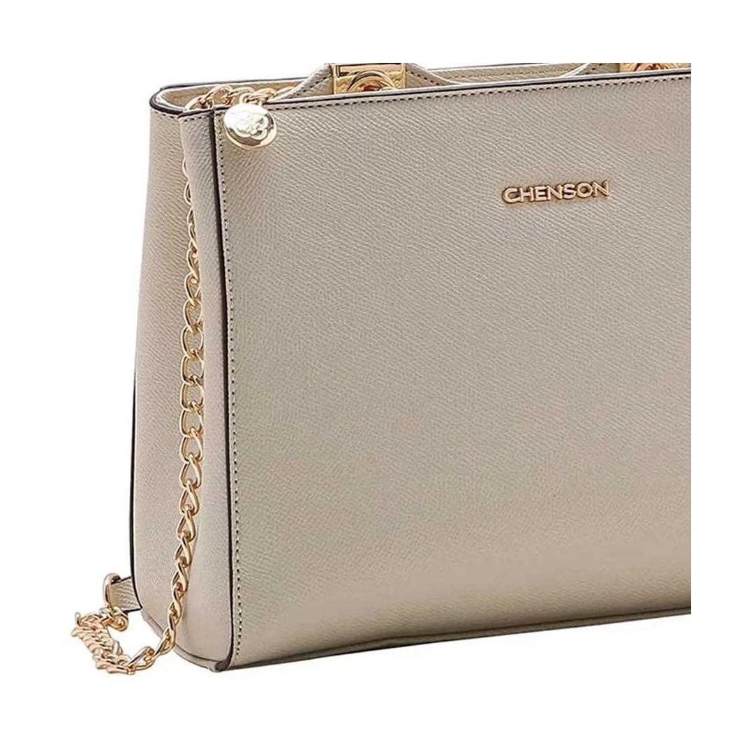 Bolsa Chenson De Poliuretano 3483791 Off White Bolsa Chenson De Poliuretano 3483791 Off White