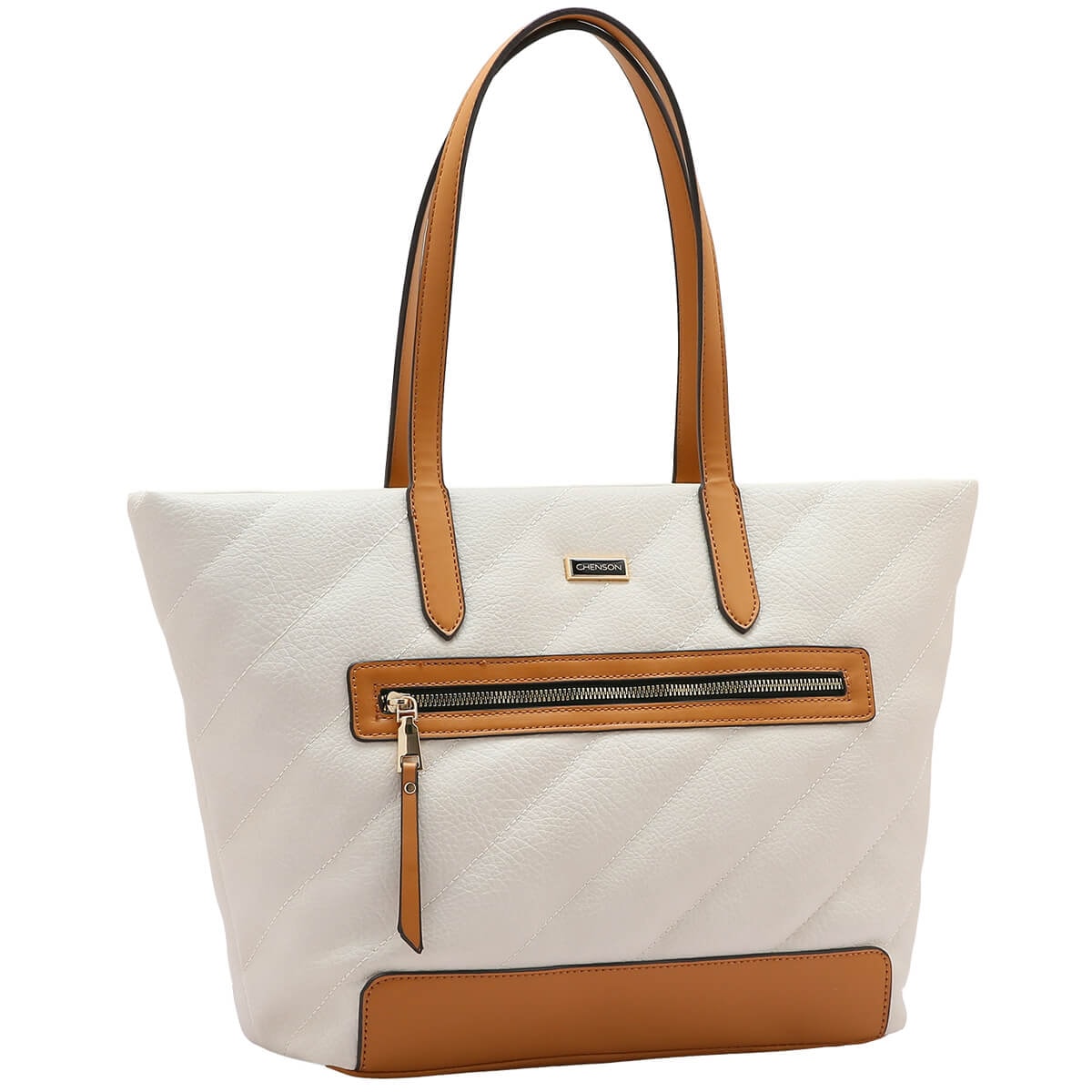 Bolsa Chenson De Poliuretano 3484612 Off White Bolsa Chenson De Poliuretano 3484612 Off White