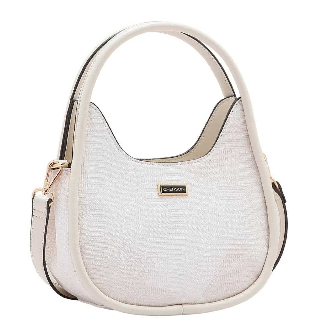 Bolsa Chenson De Poliuretano 3484653 Off White Bolsa Chenson De Poliuretano 3484653 Off White