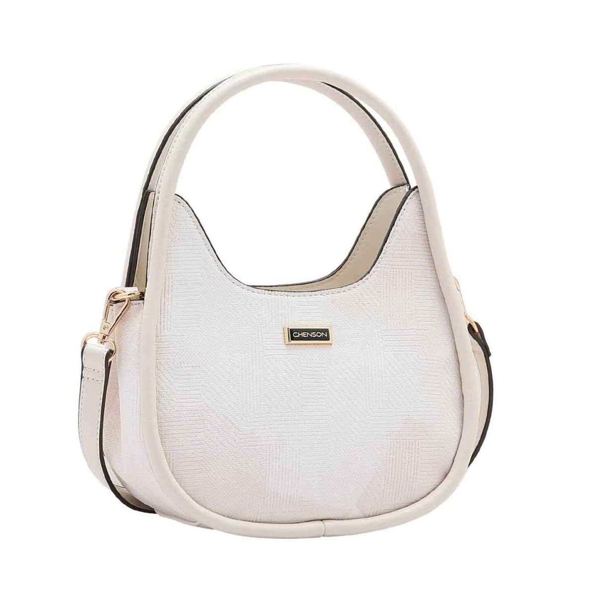 Bolsa Chenson De Poliuretano 3484653 Off White Bolsa Chenson De Poliuretano 3484653 Off White