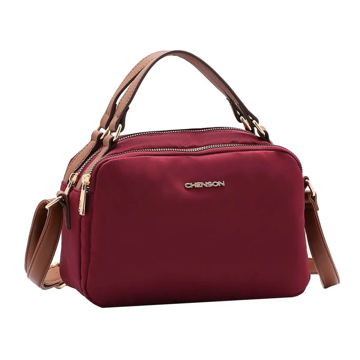 Bolsa Chenson De Poliuretano Tiracolo 3184586 Vinho Bolsa Chenson De Poliuretano Tiracolo 3184586 Vinho