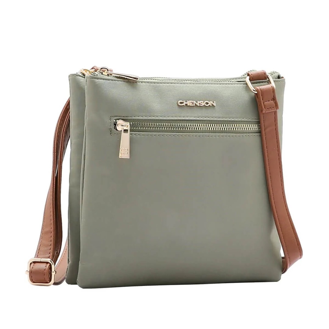 Bolsa Chenson De Poliuretano Tiracolo 3184589 Verde Musgo Bolsa Chenson De Poliuretano Tiracolo 3184589 Verde Musgo