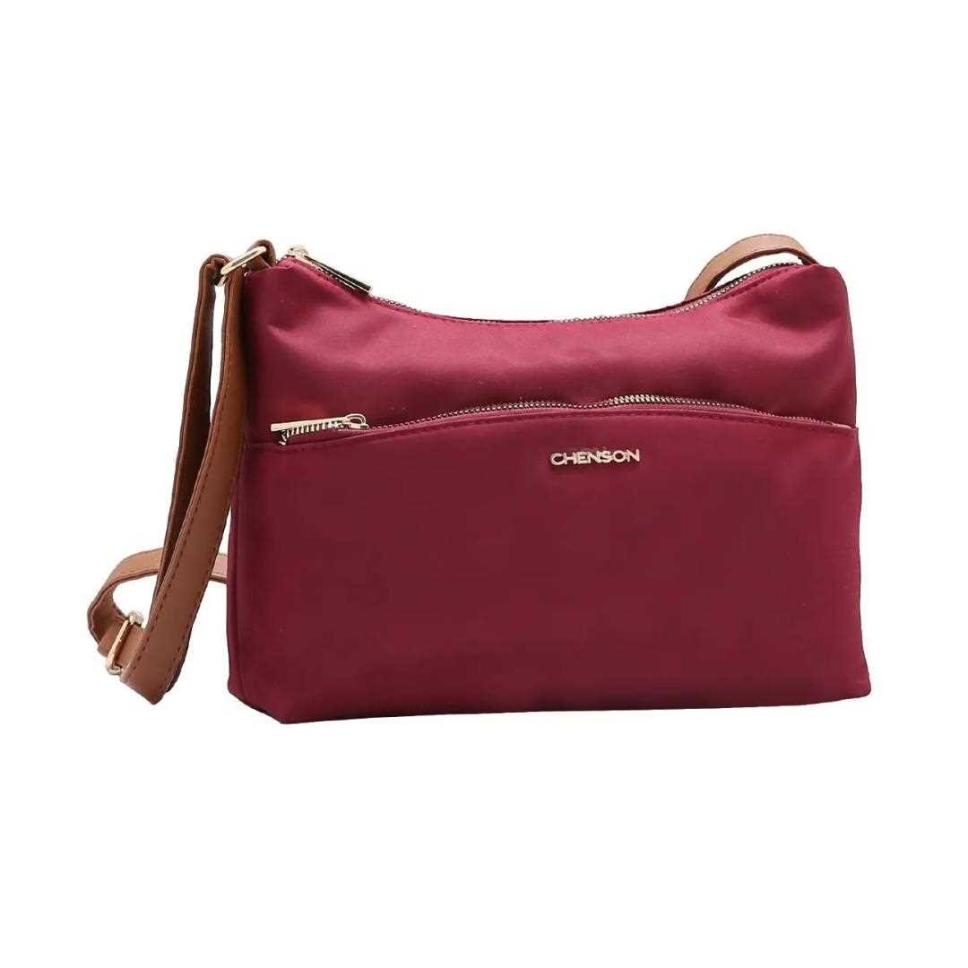 Bolsa Chenson De Poliuretano Tiracolo 3184590 Vinho