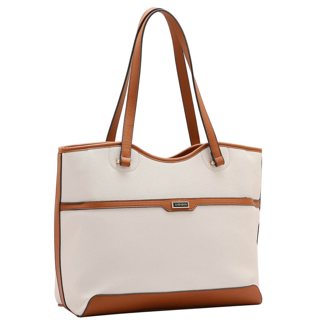 Bolsa Chenson De Poliuretano Tiracolo 3484604 Off White Bolsa Chenson De Poliuretano Tiracolo 3484604 Off White