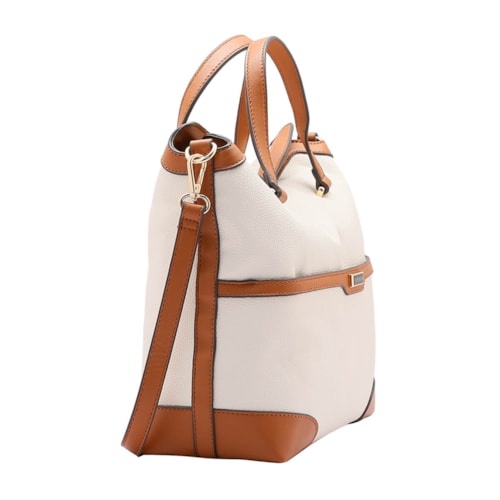 Bolsa Chenson De Poliuretano Tiracolo 3484605 Off White