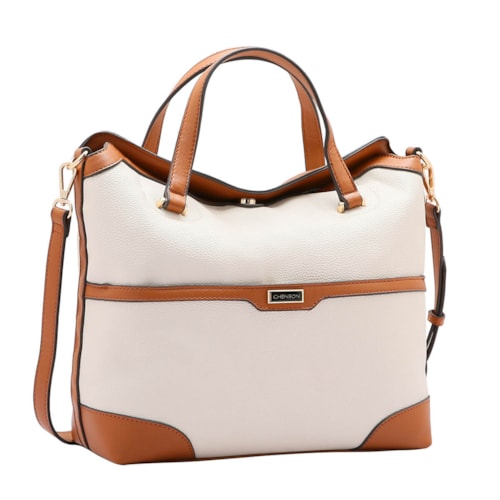 Bolsa Chenson De Poliuretano Tiracolo 3484605 Off White