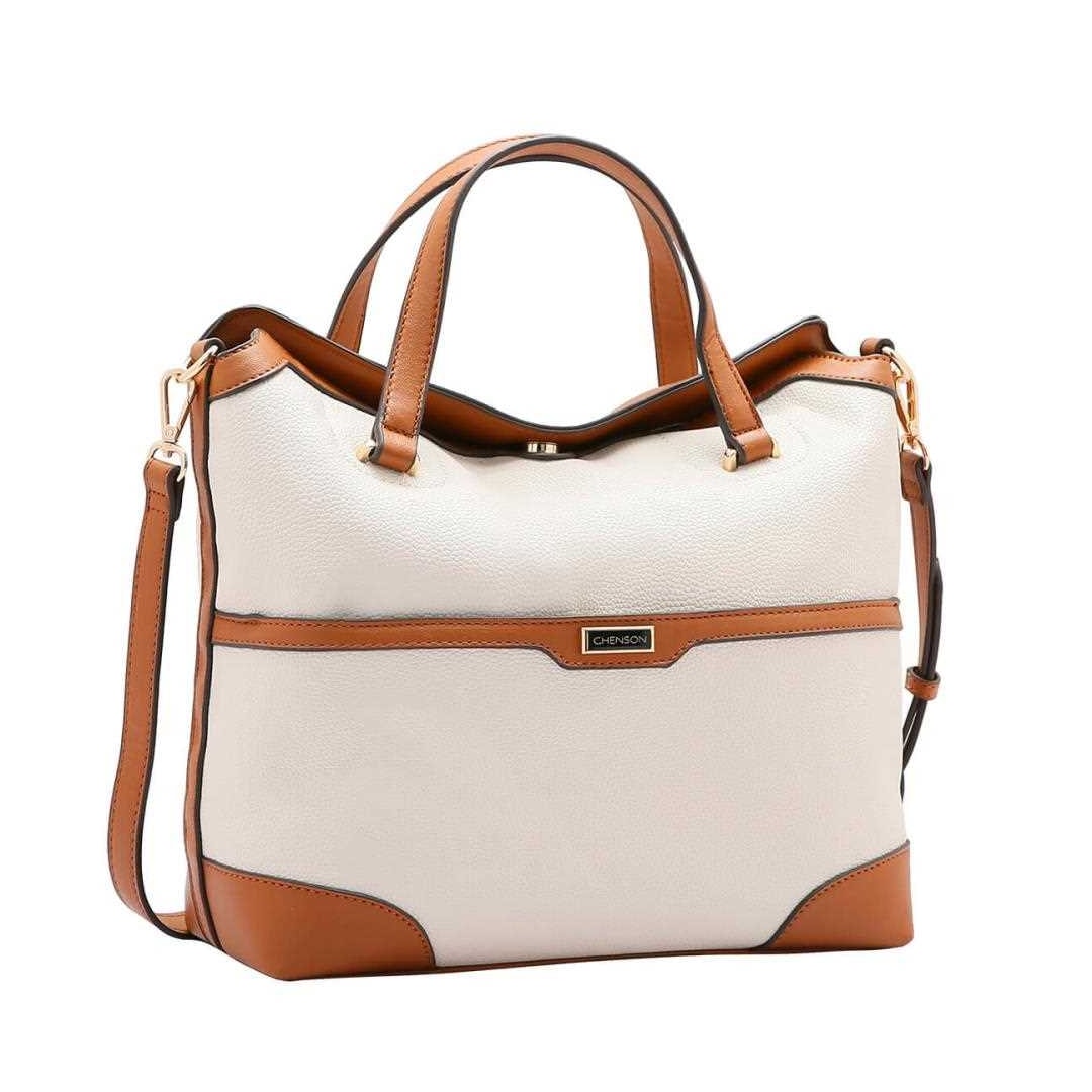 Bolsa Chenson De Poliuretano Tiracolo 3484605 Off White