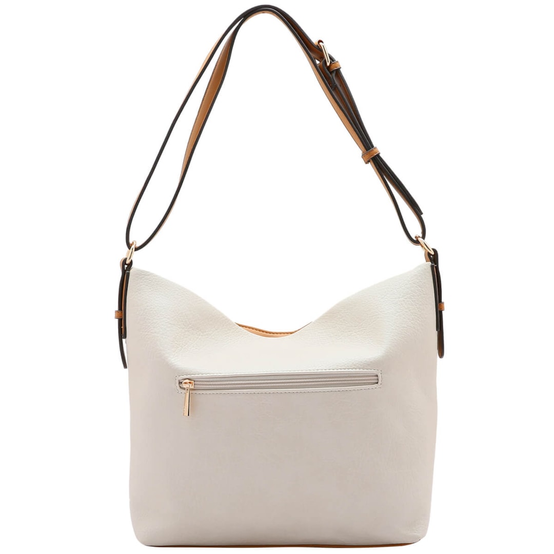 Bolsa Chenson De Poliuretano Tiracolo 3484613 Off White