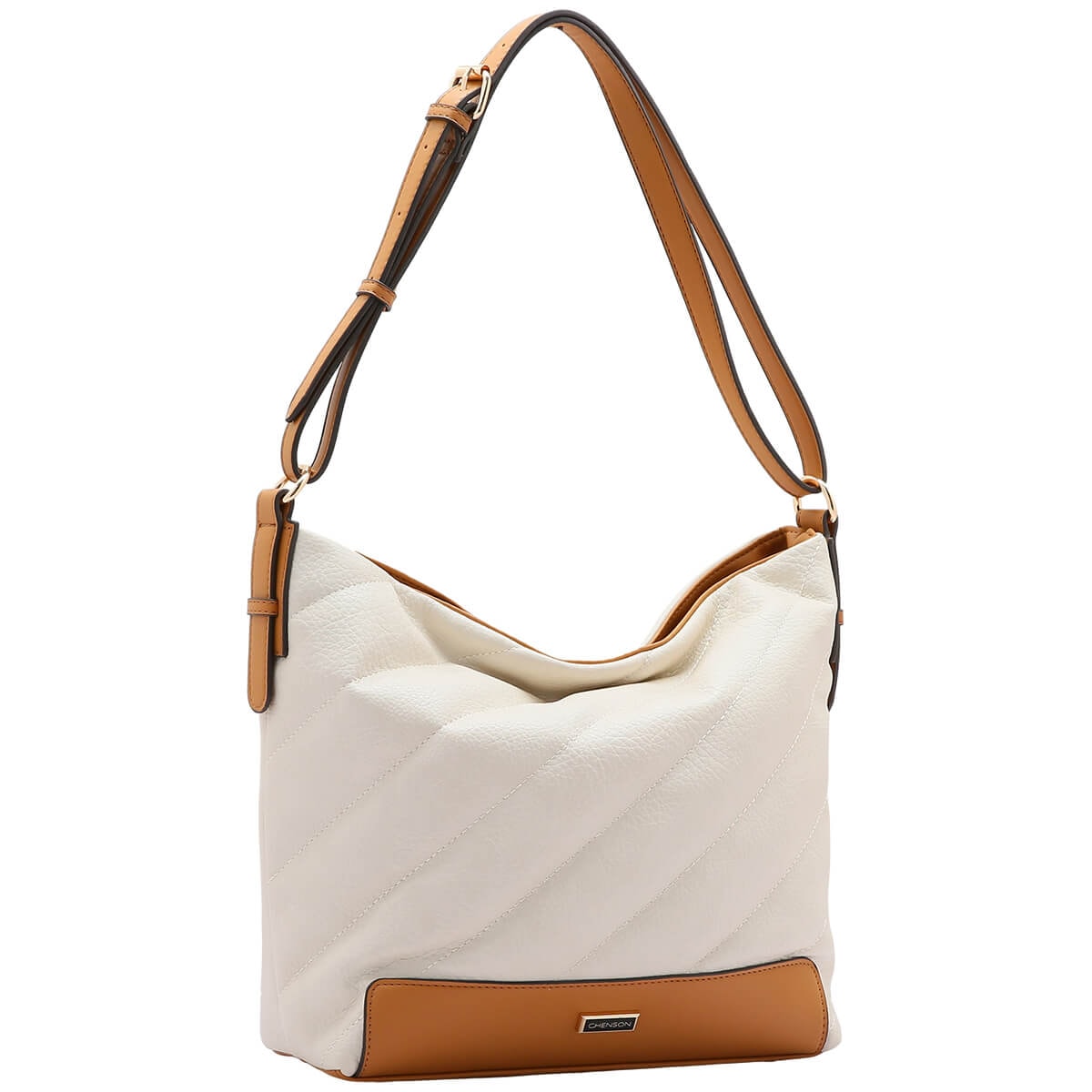 Bolsa Chenson De Poliuretano Tiracolo 3484613 Off White Bolsa Chenson De Poliuretano Tiracolo 3484613 Off White