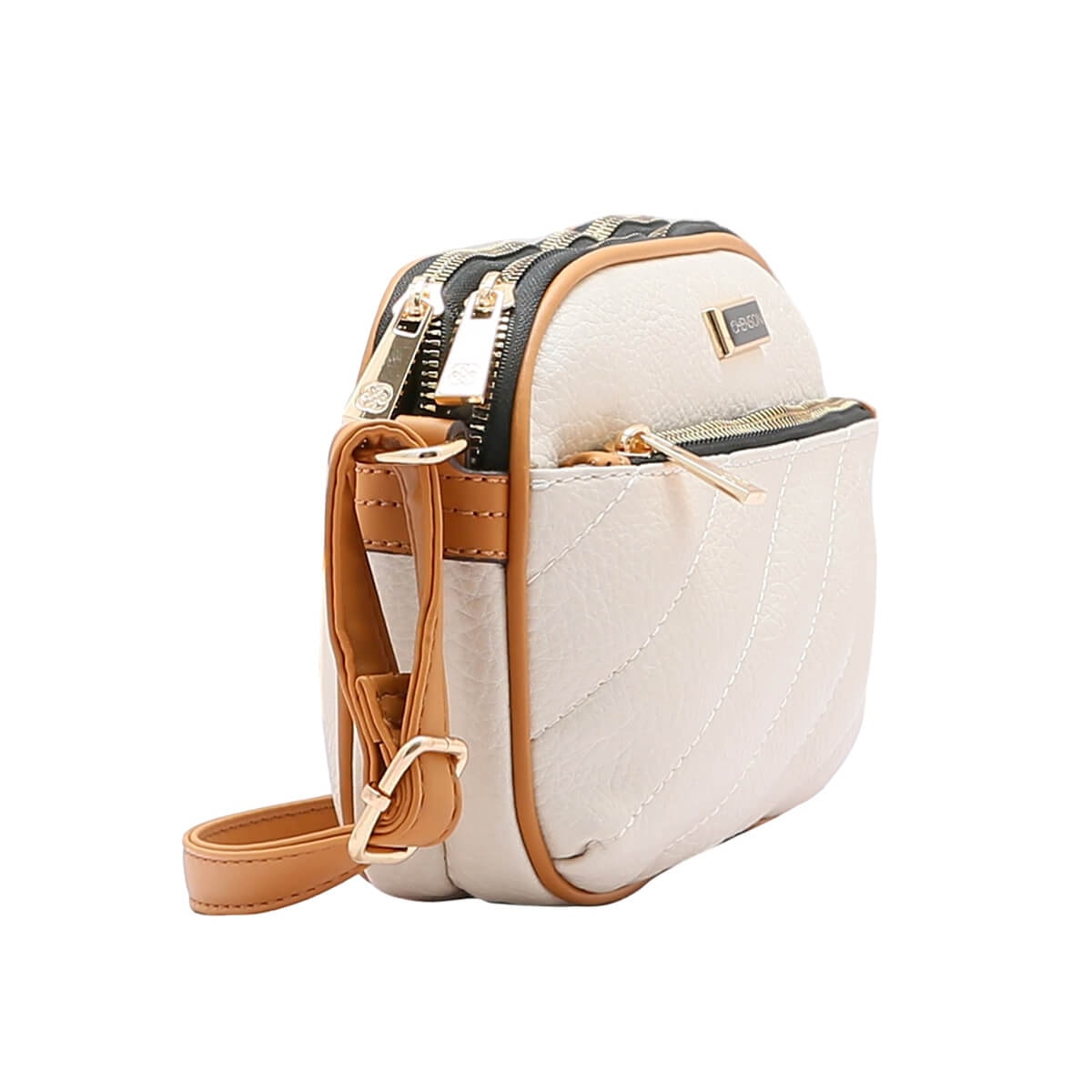 Bolsa Chenson De Poliuretano Tiracolo 3484614 Off White Bolsa Chenson De Poliuretano Tiracolo 3484614 Off White