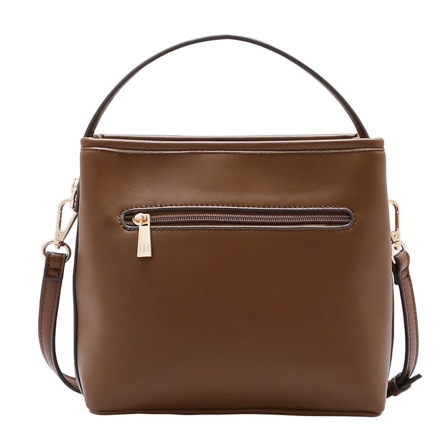 Bolsa Chenson de Poliuretano Tiracolo 3484621 Cafe