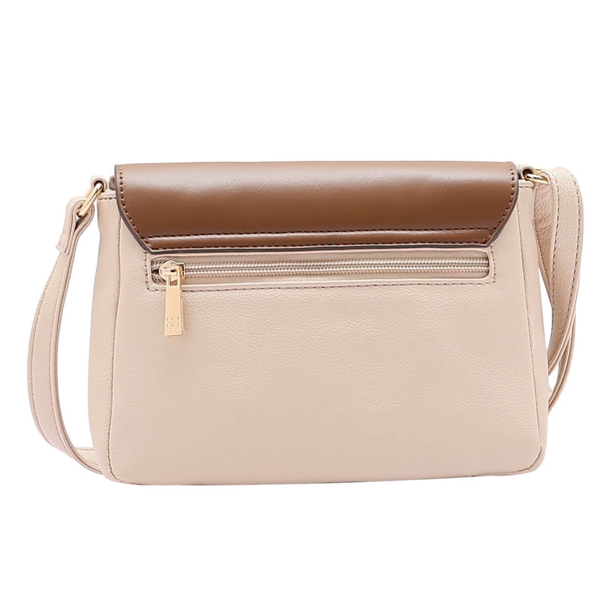 Bolsa Chenson De Poliuretano Tiracolo 3484632 Bege