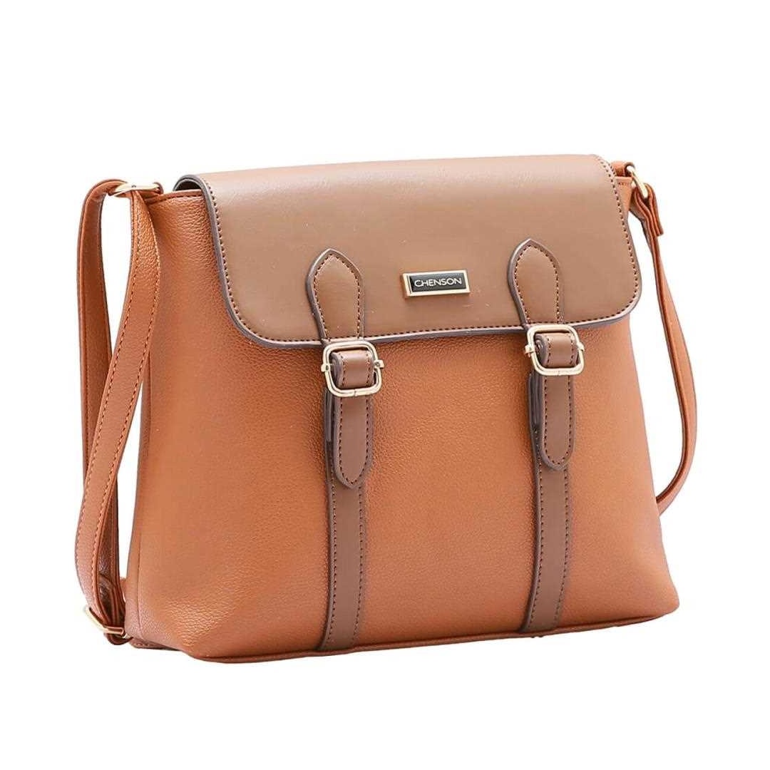 Bolsa Chenson De Poliuretano Tiracolo 3484633 Marrom