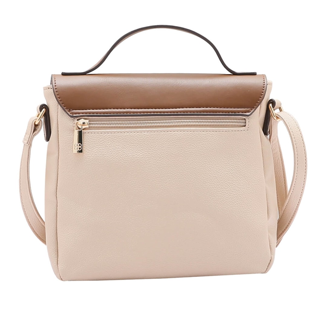Bolsa Chenson De Poliuretano Tiracolo 3484634 Bege